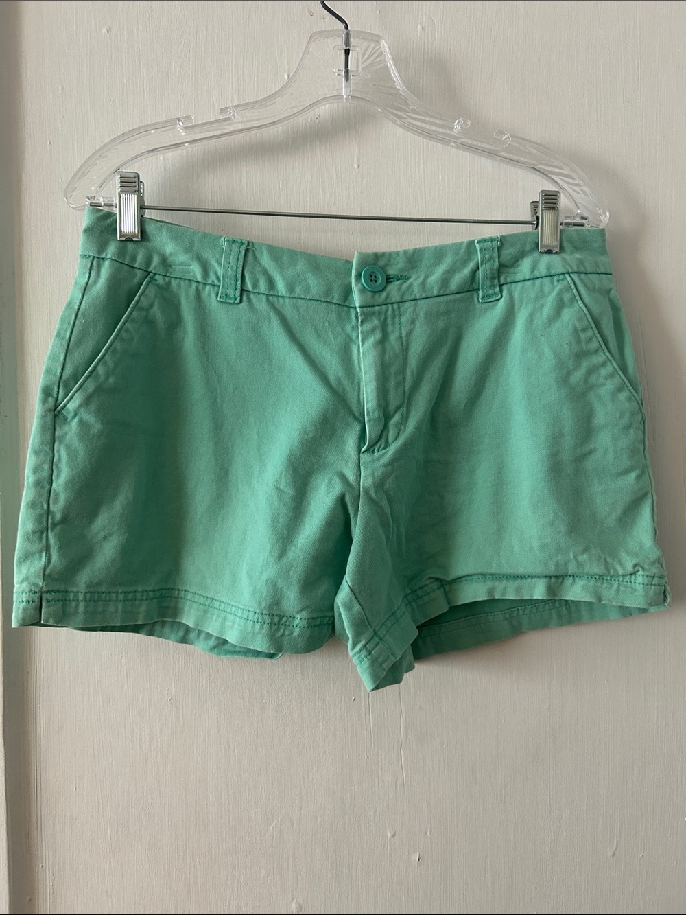 bcg Mint Green Casual Cotton Shorts